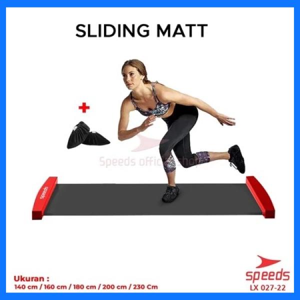 SPEEDS Sliding Mat Alat Fitness Gesek Kaki Portabel Alat Olahraga Gym Sport Gesek Glider Mat 027-22