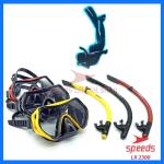 SPEEDS SNORKEL SNORKLING ALAT SELAM DIVING KARET MASK SNORKLE SET KACAMATA RENANG 017-2300
